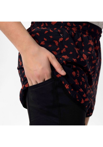 Stromboli Kadın Leaf Red Outdoor Şort modelleri