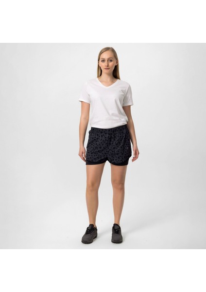 Stromboli Kadın Leaf Black Outdoor Şort