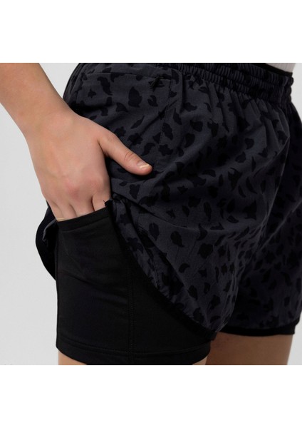 Stromboli Kadın Leaf Black Outdoor Şort modelleri