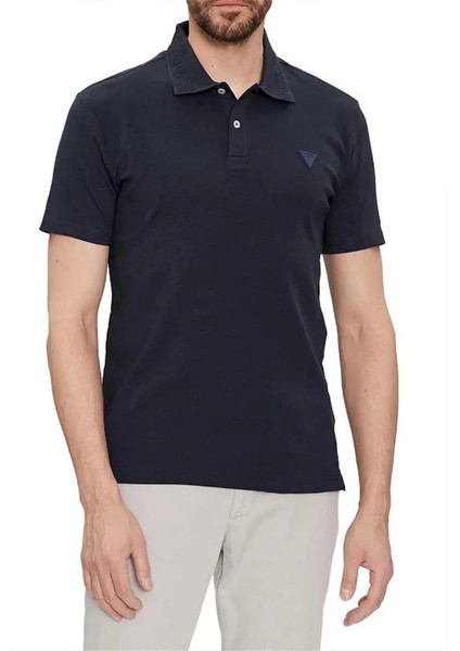 Erkek Nolan Ss Lacivert Polo T-Shirt