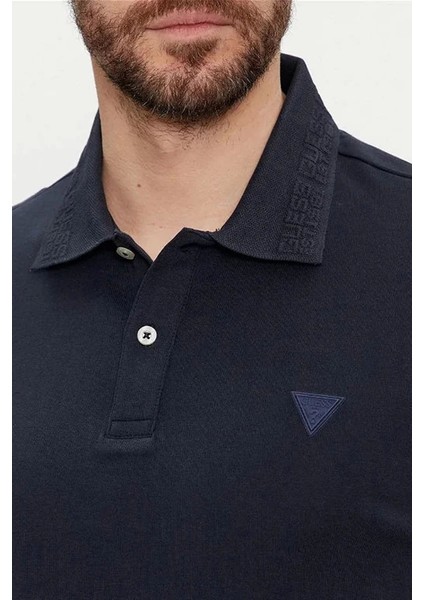 Erkek Nolan Ss Lacivert Polo T-Shirt