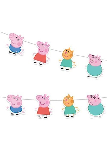 Peppa Pig Dekoratif Banner 150X19 cm