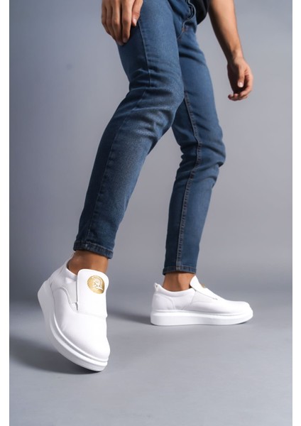 Hippo Bağcıksız Cilt Erkek Günlük Sneaker Ayakkabı Bt Beyaz fiyatları