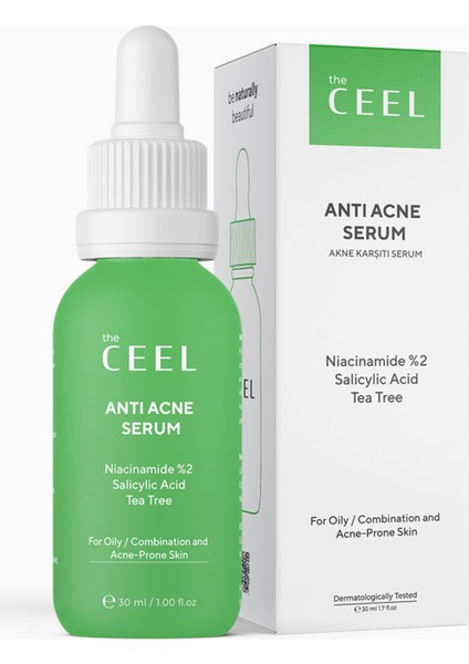 The Ceel SivilceAkne Cilt Serumu Salisilik Asit Çay AğacıItır 30 ml