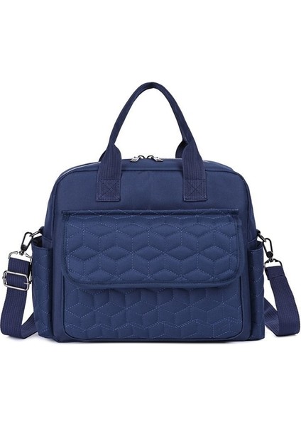 Crossbody Taşınabilir Anne Çantası Eşkenar Dörtgen Anne ve Bebek Çantası, Dışarı Çıkarken Bebek Ürünleri Için Büyük Kapasiteli Saklama Çantası (Yurt Dışından)