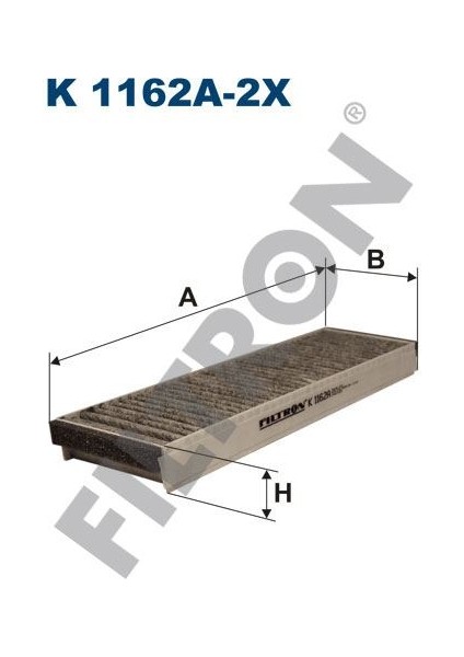 Fıltron  FTR-K1162A-2X Polen Filtresi Audı A6 2.0-2.4-2.8-3.0-...