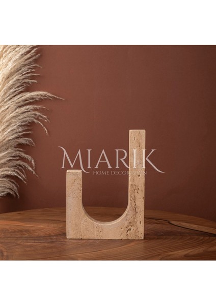 Miarik Design Dekoratif Traverten L Oble