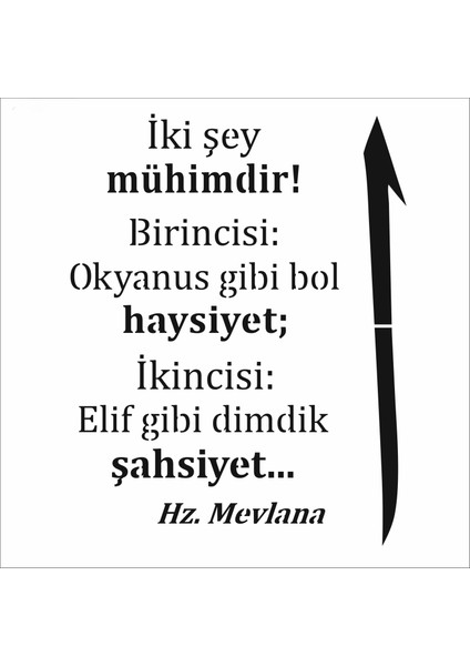 Stencil Sarayi Boyama Şablon Elif - 8893