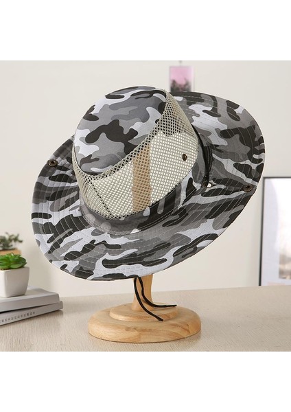 Güneşlik Erkek Yazlık Şapka Erkek Yazlık Açık Balıkçı Şapkası (Yurt Dışından)