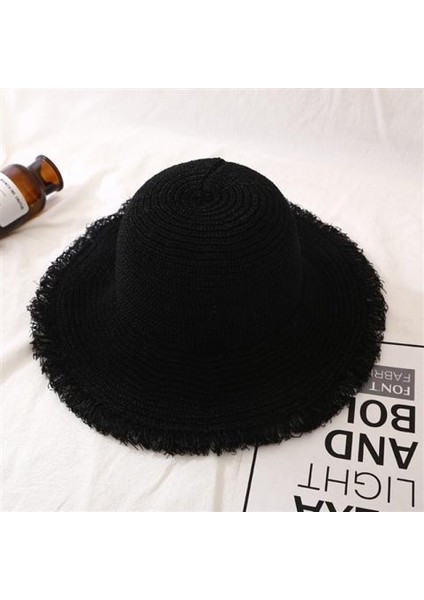 Şapka Bayanlar Büyük Ağız Ham Kenar Nefes Alabilir Hasır Şapka (Yurt Dışından) fiyatları