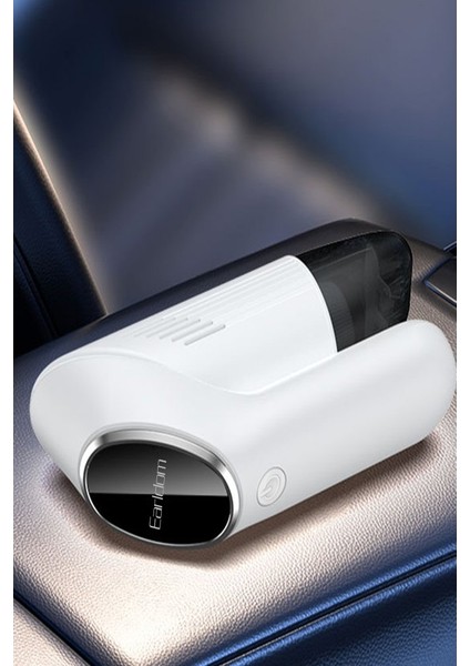 Alışveriş Parkı V5 180 Derece Katlanabilir Kablosuz Araç Süpürge - Beyaz modelleri