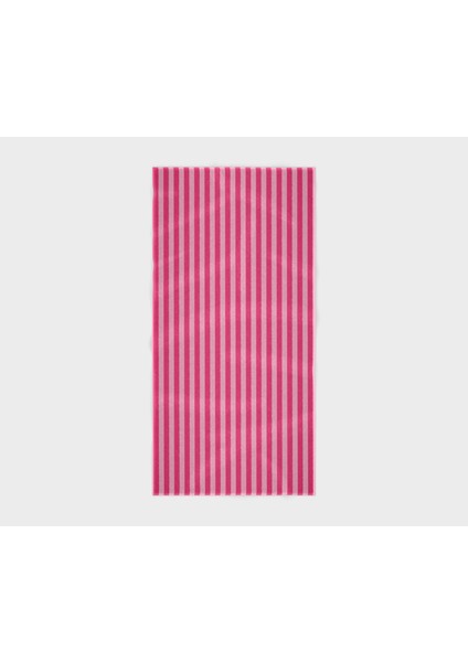 Pembe Çizgili Renkli Desenli Baskılı Plaj Deniz Havlusu indirimleri