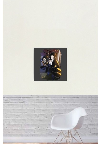 Akutagawa Ryuunosuke & Cin Tablo Ahşap Poster Dekoratif