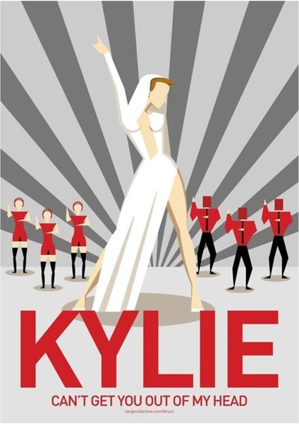 Kylie - Seni Kafamdan Çıkaramıyorum Tablo Ahşap Poster Dekoratif