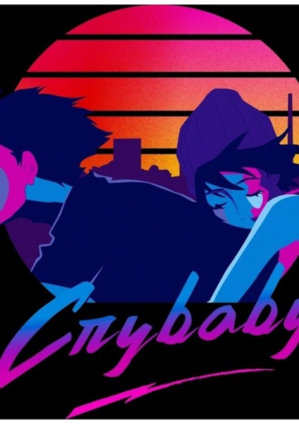 Crybaby Tablo Ahşap Poster Dekoratif
