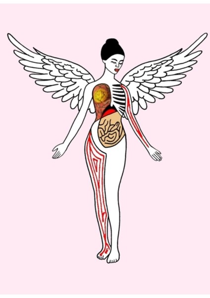 Utero Tablo Ahşap Poster Dekoratifda