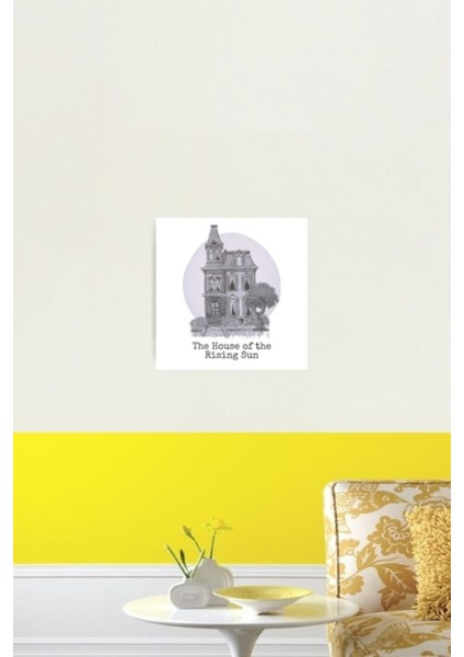 Yükselen Güneşin Evi Tablo Ahşap Poster Dekoratif fiyatları
