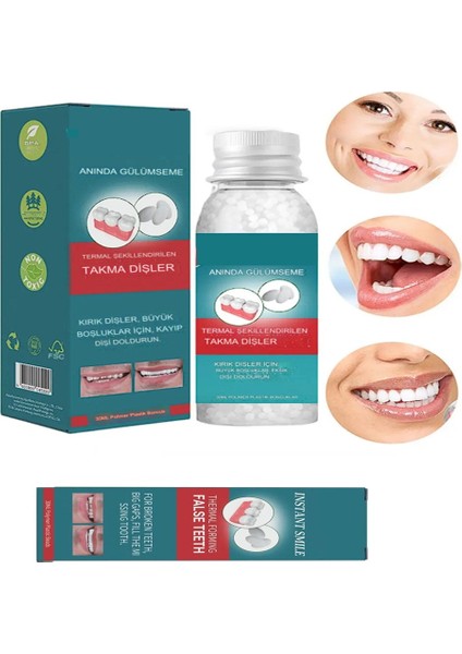 Diş Yapma Seti Dıy Boncuk Diş Yapma Seti Tamir Kiti Polimer 30 gr indirimleri
