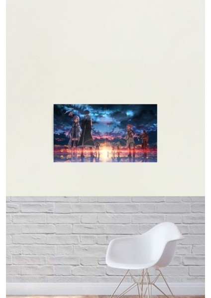 Sword Art Online Estetik Tablo Ahşap Poster Dekoratif