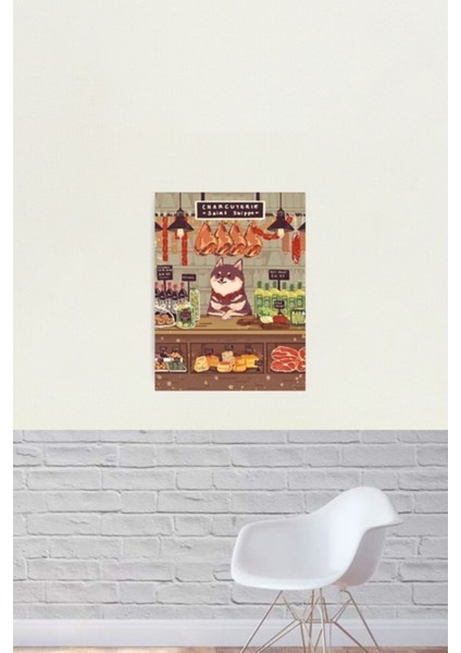 Şarküteri Saint Shippo Tablo Ahşap Poster Dekoratif fiyatları