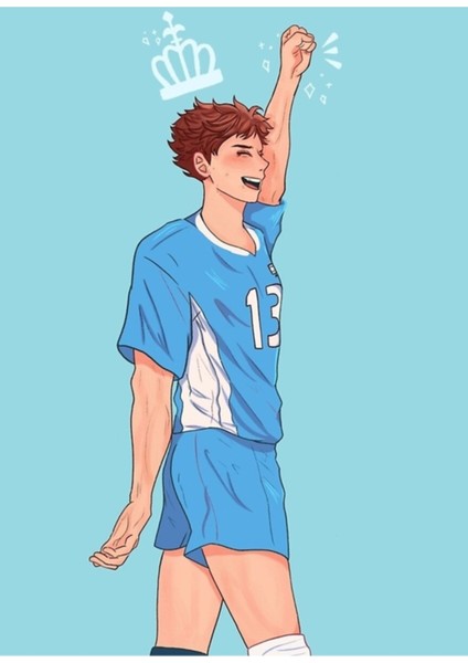 Tooru Oikawa Baskı #2 Tablo Ahşap Poster Dekoratif