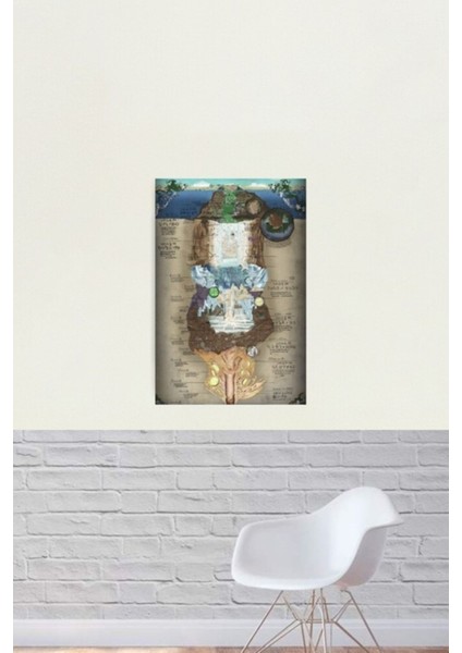 Made In Abyss Abyss Tablosu Tablo Ahşap Poster Dekoratif
