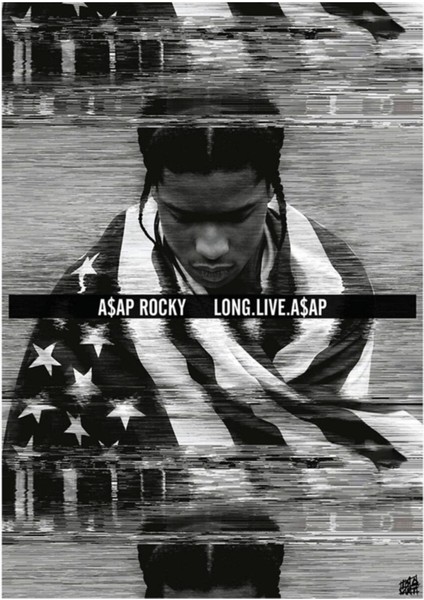A$ap Rocky "long.lıve.a$ap" Albüm Posteri Tablo Ahşap Poster Dekoratif