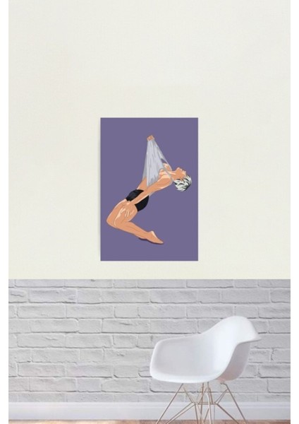 Bokuto Koutarou Dansçısı Haikyuu Tablo Ahşap Poster Dekoratif
