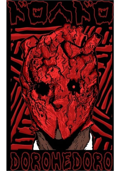 Shin - Dorohedoro - Manga Tasarım Tablo Ahşap Poster Dekoratif