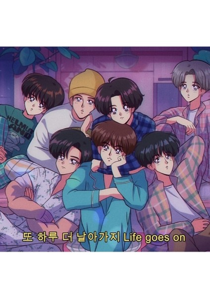 Hayat Devam Ediyor Tablo Ahşap Poster Dekoratif