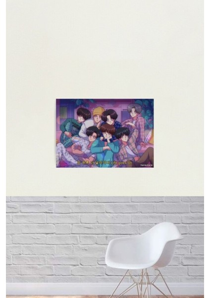 Hayat Devam Ediyor Tablo Ahşap Poster Dekoratif fiyatları