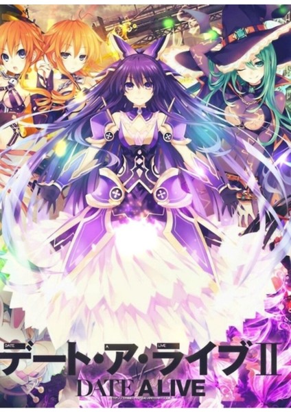 Kurumi Date A Live - Kabus Tablo Ahşap Poster Dekoratif