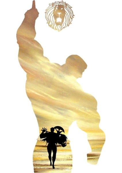 Escanor - Yedi Ölümcül Günah Tablo Ahşap Poster Dekoratif