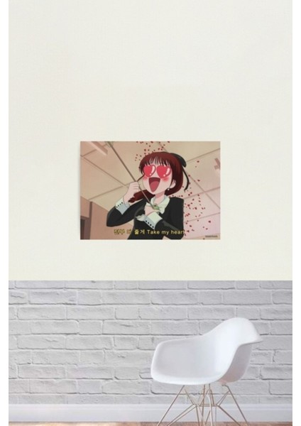 Loona Chuu - Kalp Krizi 90'ların Anime Tablo Ahşap Poster Dekoratif fiyatları