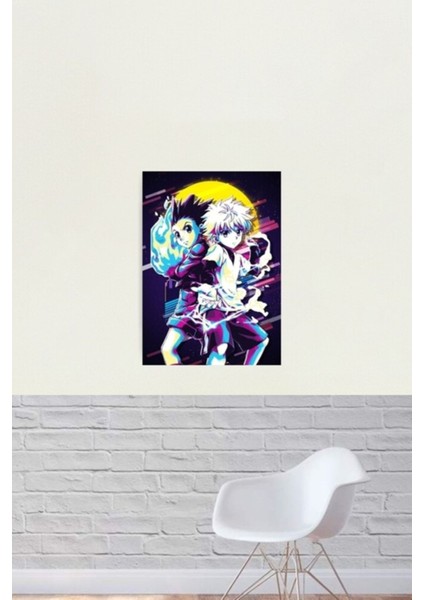 Vintage Anime Hanter Tablo Ahşap Poster Dekoratif fiyatları