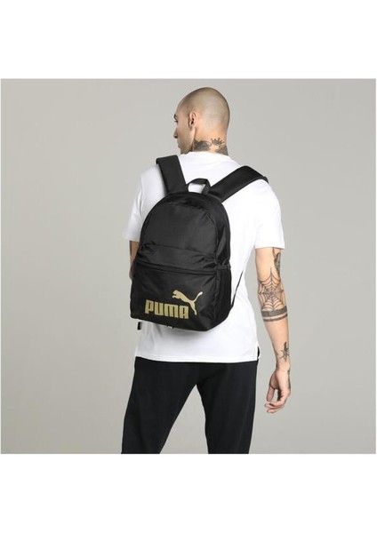 Phase Unisex Siyah Sırt Çantası 44 cm Yükseklik 30 cm Genişlik 14 cm Model 075487 49