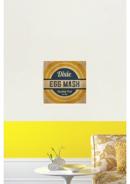 Vintage Çuval Bezi Dixie Yumurta Püre Yemi Çuval Tablo Ahşap Poster Dekoratif fiyatları