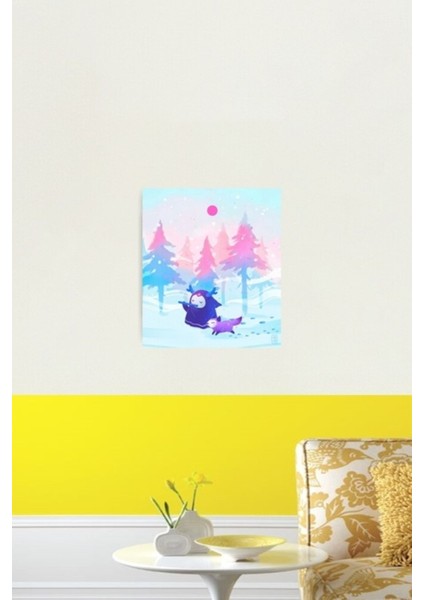 Kış Ruhu Tablo Ahşap Poster Dekoratif fiyatları