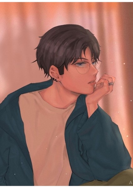 Kageyama Tobio (Gözlüklü) Tablo Ahşap Poster Dekoratif