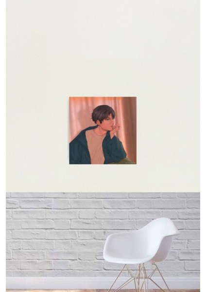 Kageyama Tobio (Gözlüklü) Tablo Ahşap Poster Dekoratif
