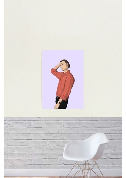 Asahi Azumane Tablo Ahşap Poster Dekoratif