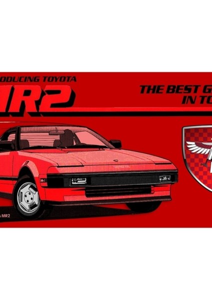 Toyota Mr2 Tablo Ahşap Poster Dekoratif