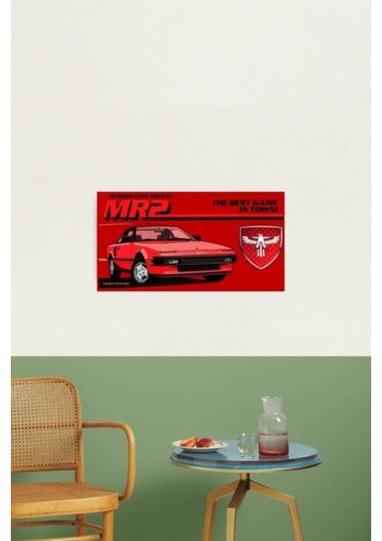 Toyota Mr2 Tablo Ahşap Poster Dekoratif fiyatları