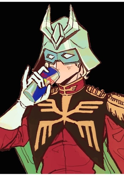 Gundam'ın Char Aznable Tablo Ahşap Poster Dekoratif