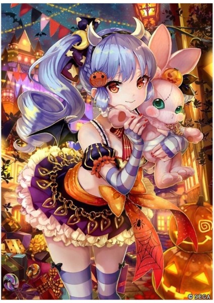 Anime Halloween Set 3/6 - Tavşan Tablo Ahşap Poster Dekoratif