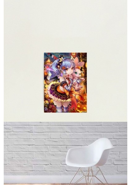 Anime Halloween Set 3/6 - Tavşan Tablo Ahşap Poster Dekoratif fiyatları