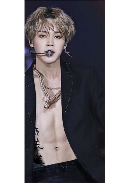 Bts Jimin Tablo Ahşap Poster Dekoratif KOD4891