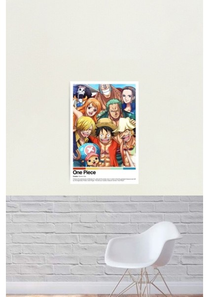 Tek Parça Poster, Eiichiro Oda, Minimalist Anime Posteri, Dekor Tablo Ahşap Poster Dekoratif fiyatları