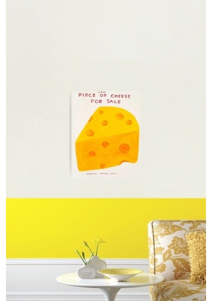 Minimalist - Satılık Peynir Parçası Tablo Ahşap Poster Dekoratif fiyatları
