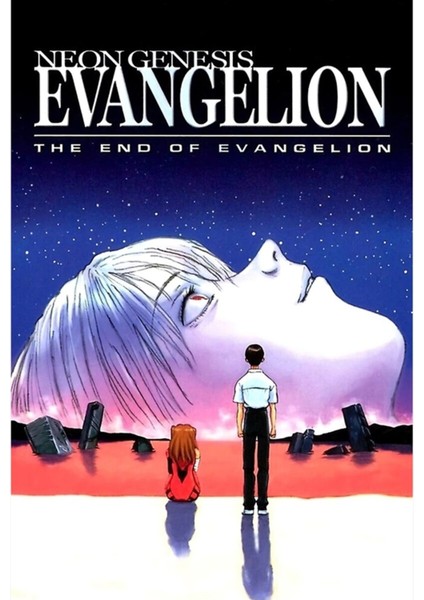 Neon Evangelion Son Tablo Ahşap Poster Dekoratif